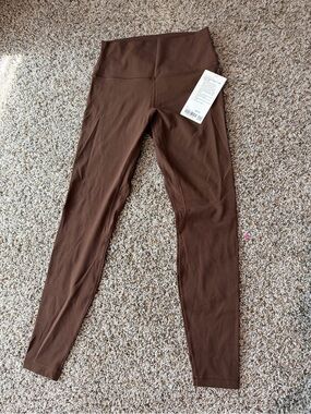 lululemon athletica Brown High-Rise Full-Length Leggings